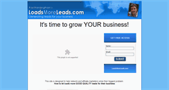 Desktop Screenshot of loadsmoreleads.com